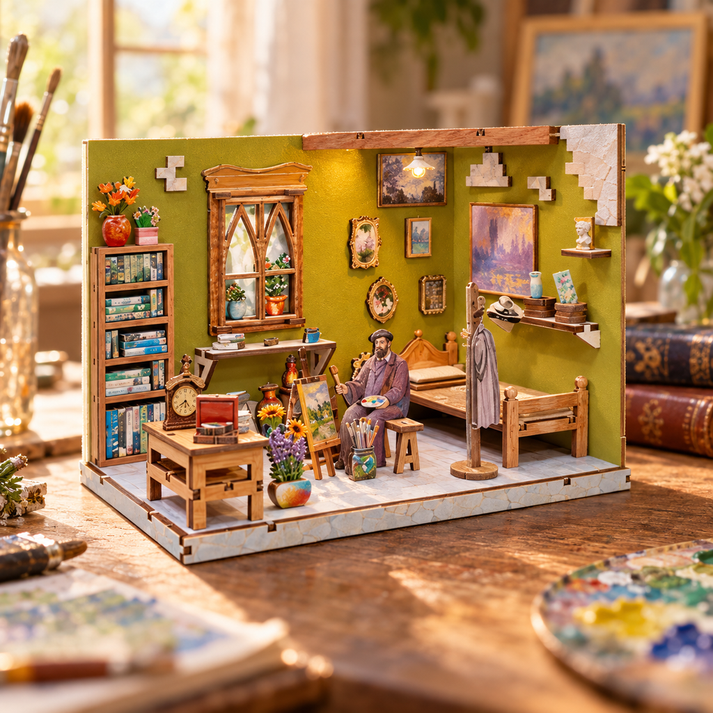 Monet's Studio DIY Miniature Model Kit