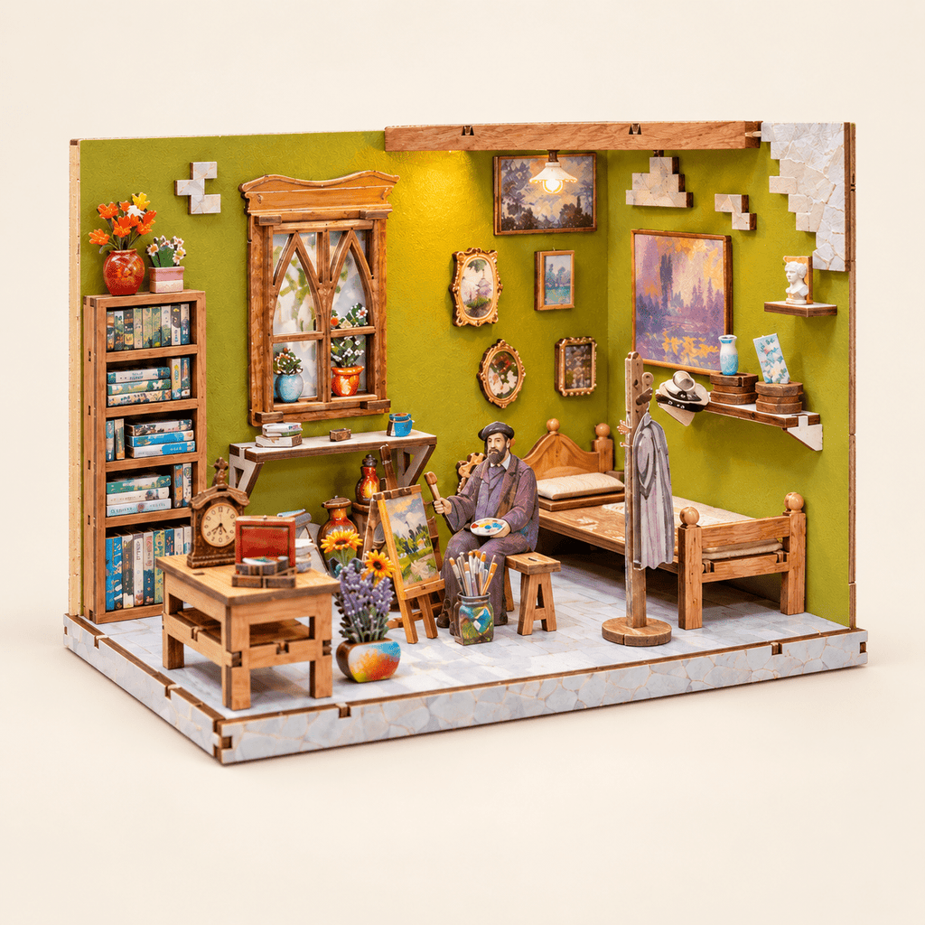 Monet's Studio DIY Miniature Model Kit
