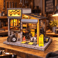 Motorcycle Repair Shop DIY Miniature Model Kit