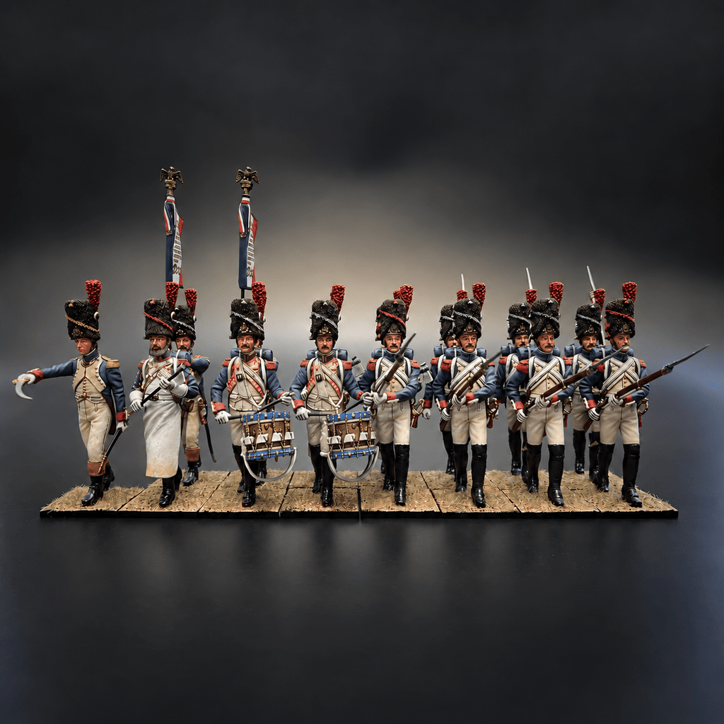 Napoleonic Old Guard – 1/30 Scale Tin Alloy Soldier Figures