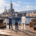 Naval Officers and Sailor – Set of 3 Miniature Figures