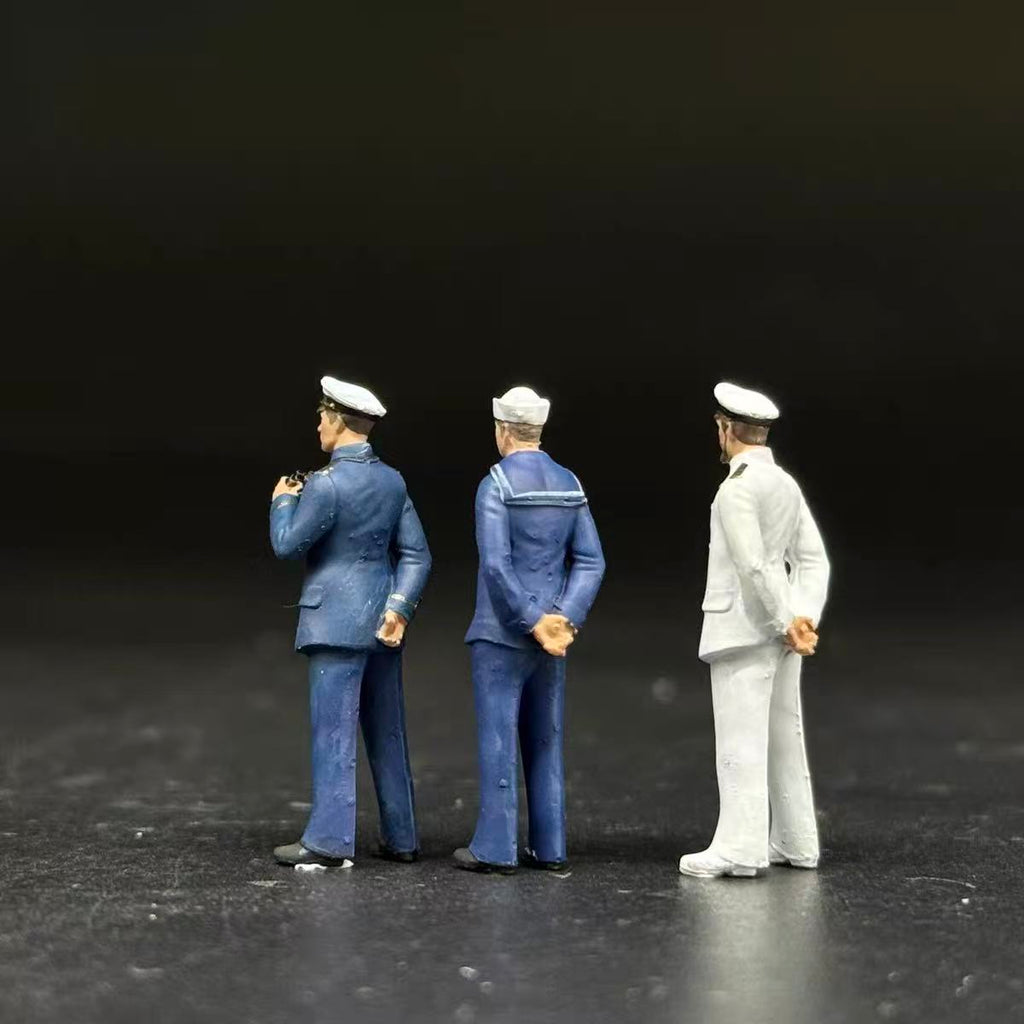 Naval Officers and Sailor – Set of 3 Miniature Figures
