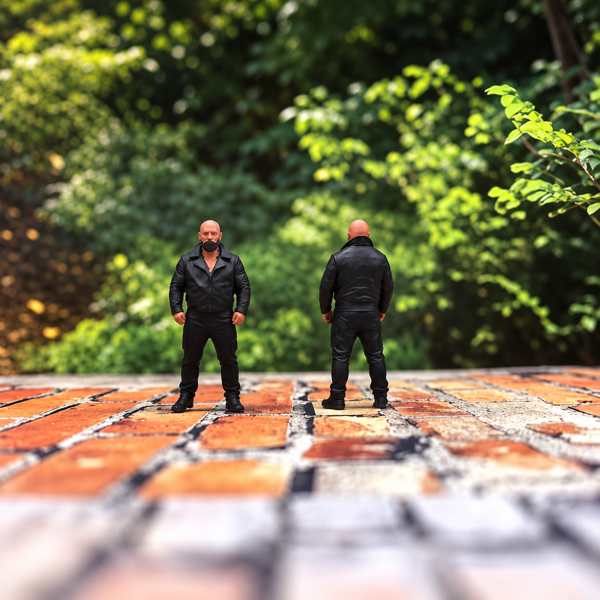 Police Officers – 1/64 Scale Set of 13 Miniature Figures