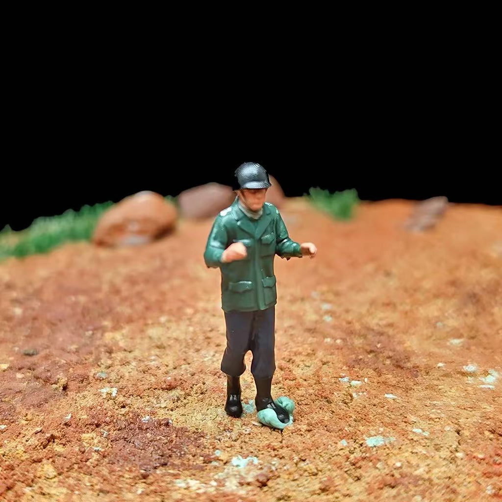 Prisoner Escort Diorama – 11 Soldier Figures with Base