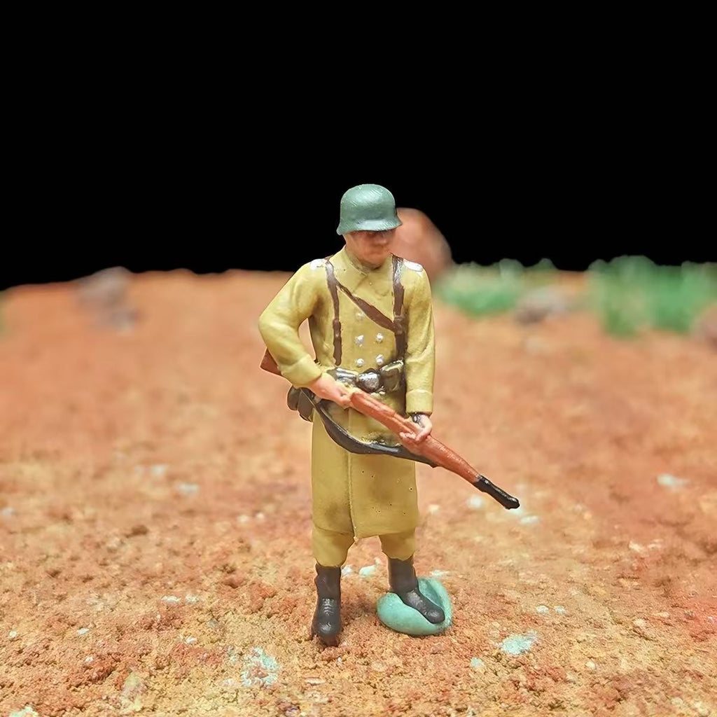 Prisoner Escort Diorama – 11 Soldier Figures with Base