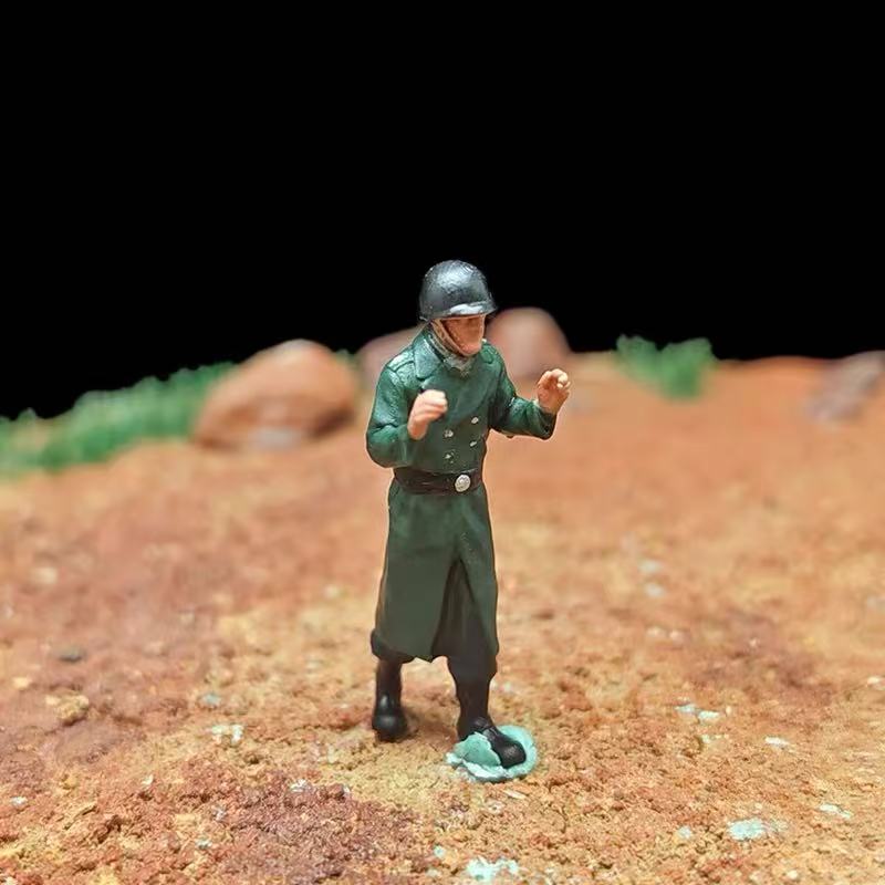 Prisoner Escort Diorama – 11 Soldier Figures with Base