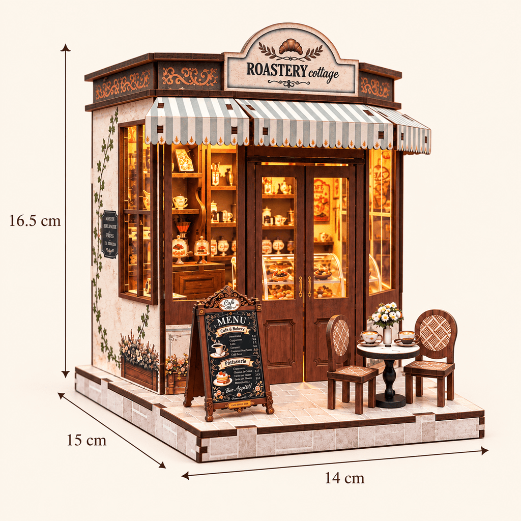 Roastery Cottage DIY Miniature Model Kit - Little Relic Studio