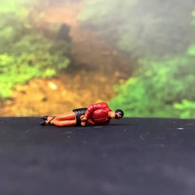 Robbers & Hostages – 1/64 Scale Set of 10 Figures (5 + 5)