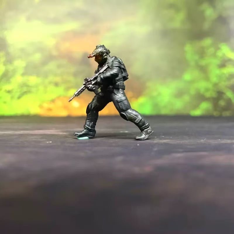 Russian Assault Team – 1/64 Scale Set of 5 Miniature Figures