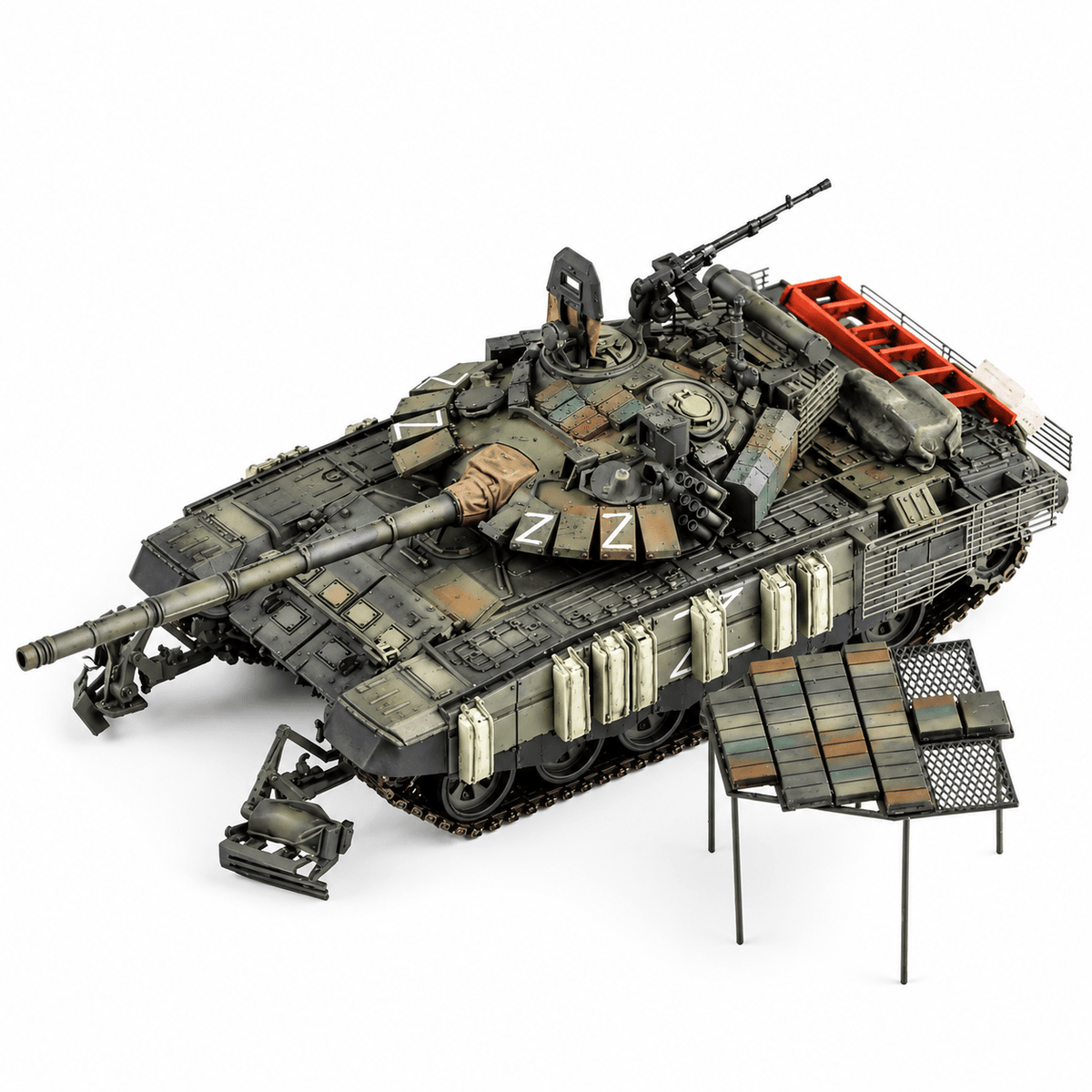 Russian T-72B3M Main Battle Tank – 1/72 Scale Battlefield Version B