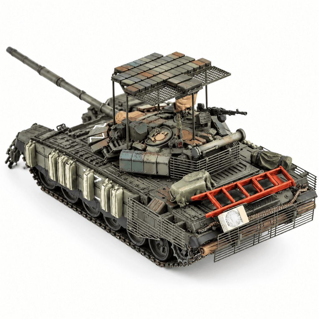 Russian T-72B3M Main Battle Tank – 1/72 Scale Battlefield Version B