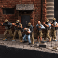 Russian Wagner Capture Scene – 1/72 Scale Set of 7 Painted Resin Figures