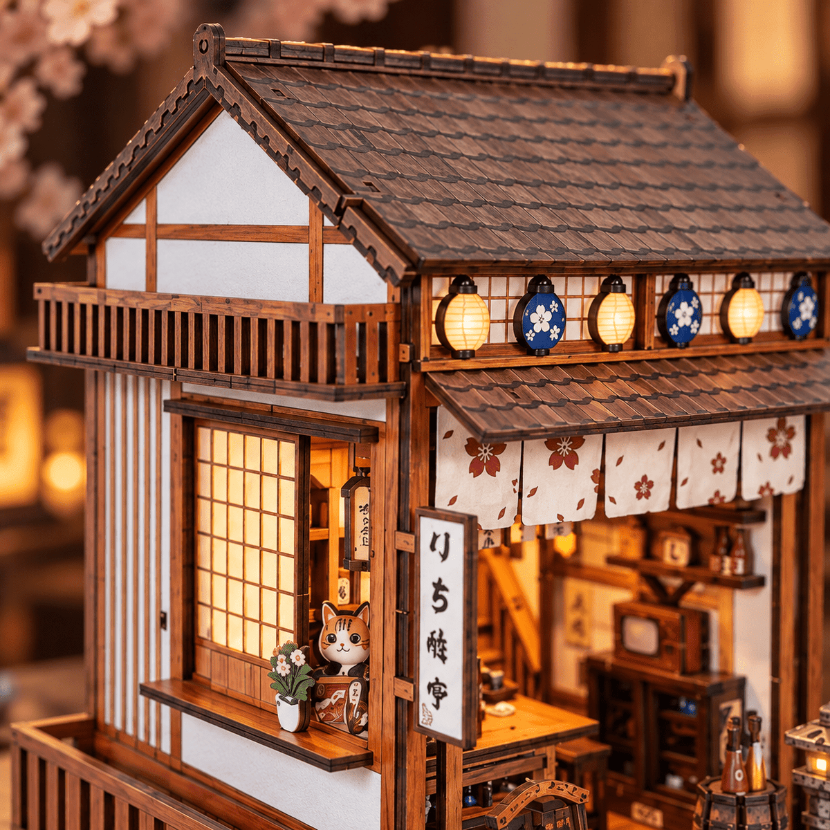 Sakura Sake Bar DIY Miniature Model Kit