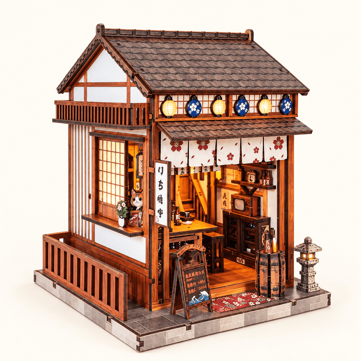 Sakura Sake Bar DIY Miniature Model Kit