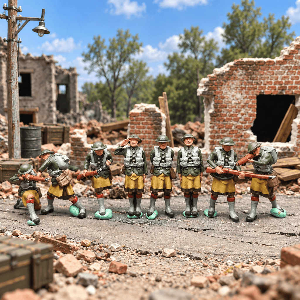 Scottish Soldiers – 1/72 Scale Set of 8