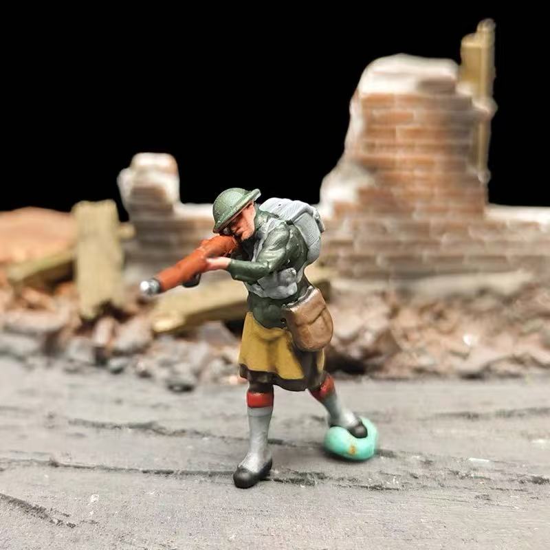 Scottish Soldiers – 1/72 Scale Set of 8