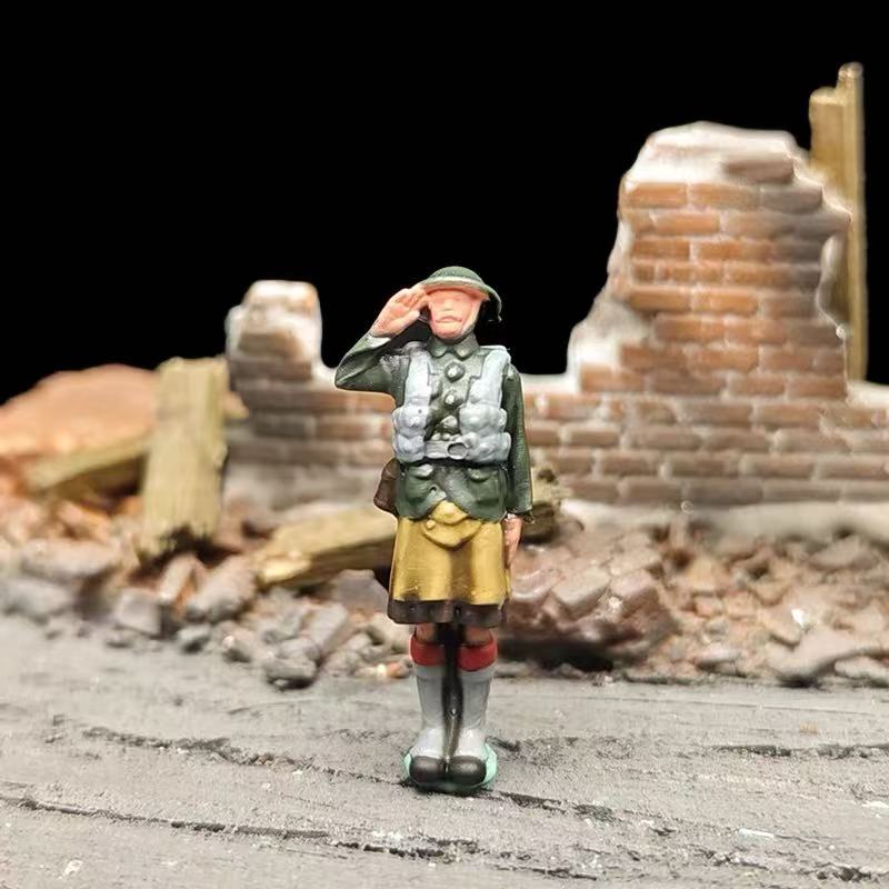 Scottish Soldiers – 1/72 Scale Set of 8