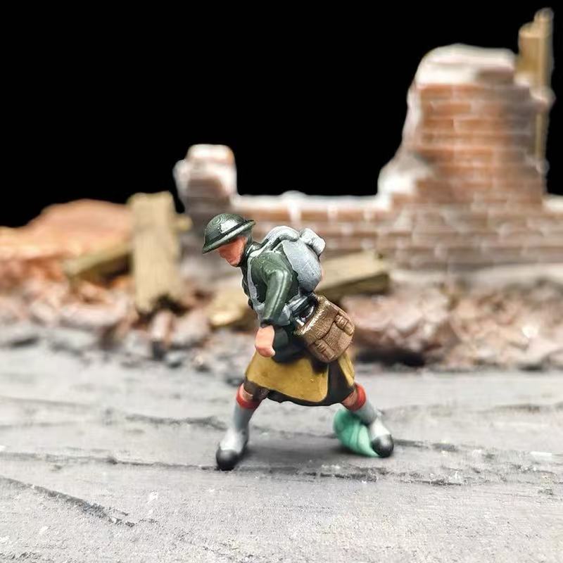 Scottish Soldiers – 1/72 Scale Set of 8