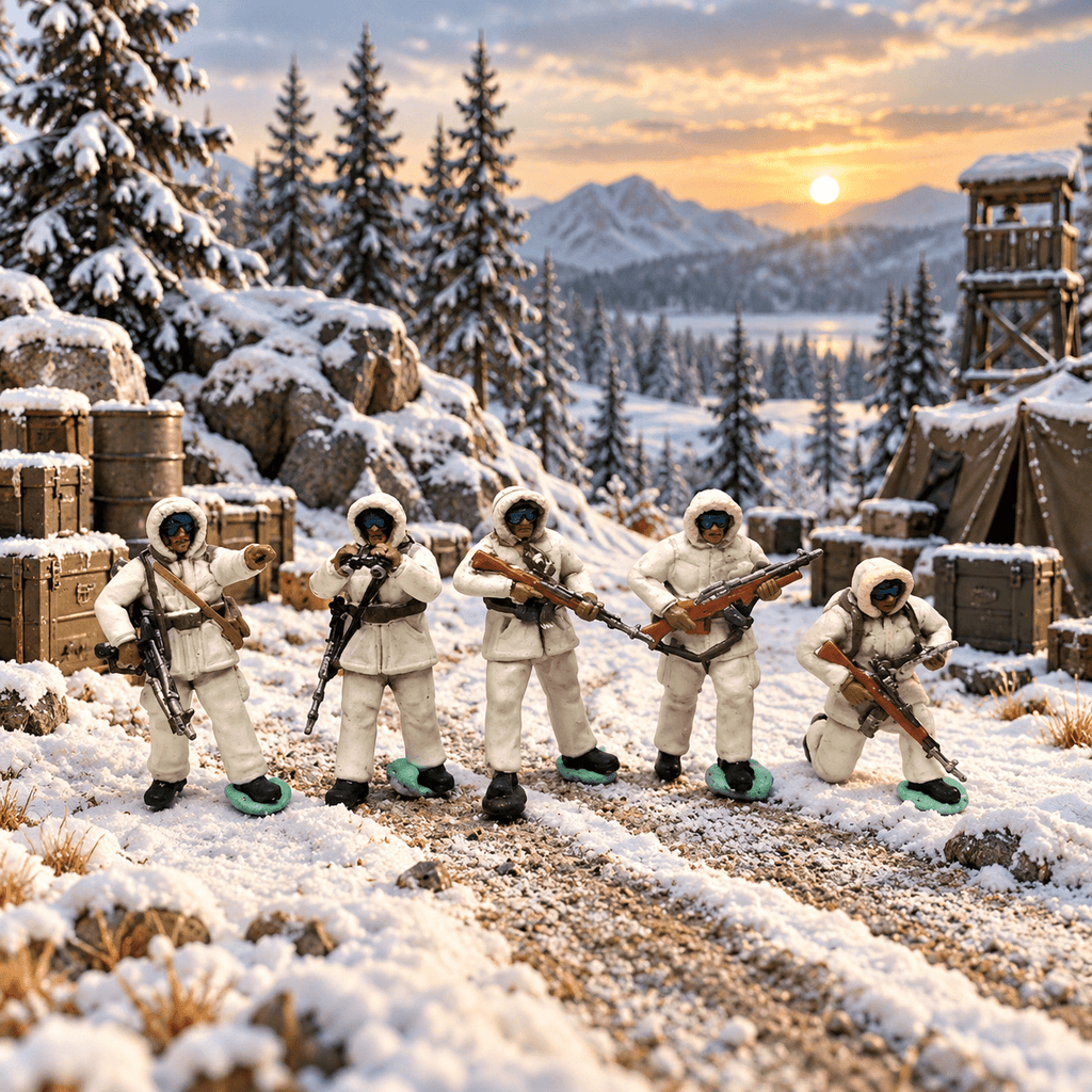 Snow Troopers – 1/72 Scale Set of 5 Soldier Figures