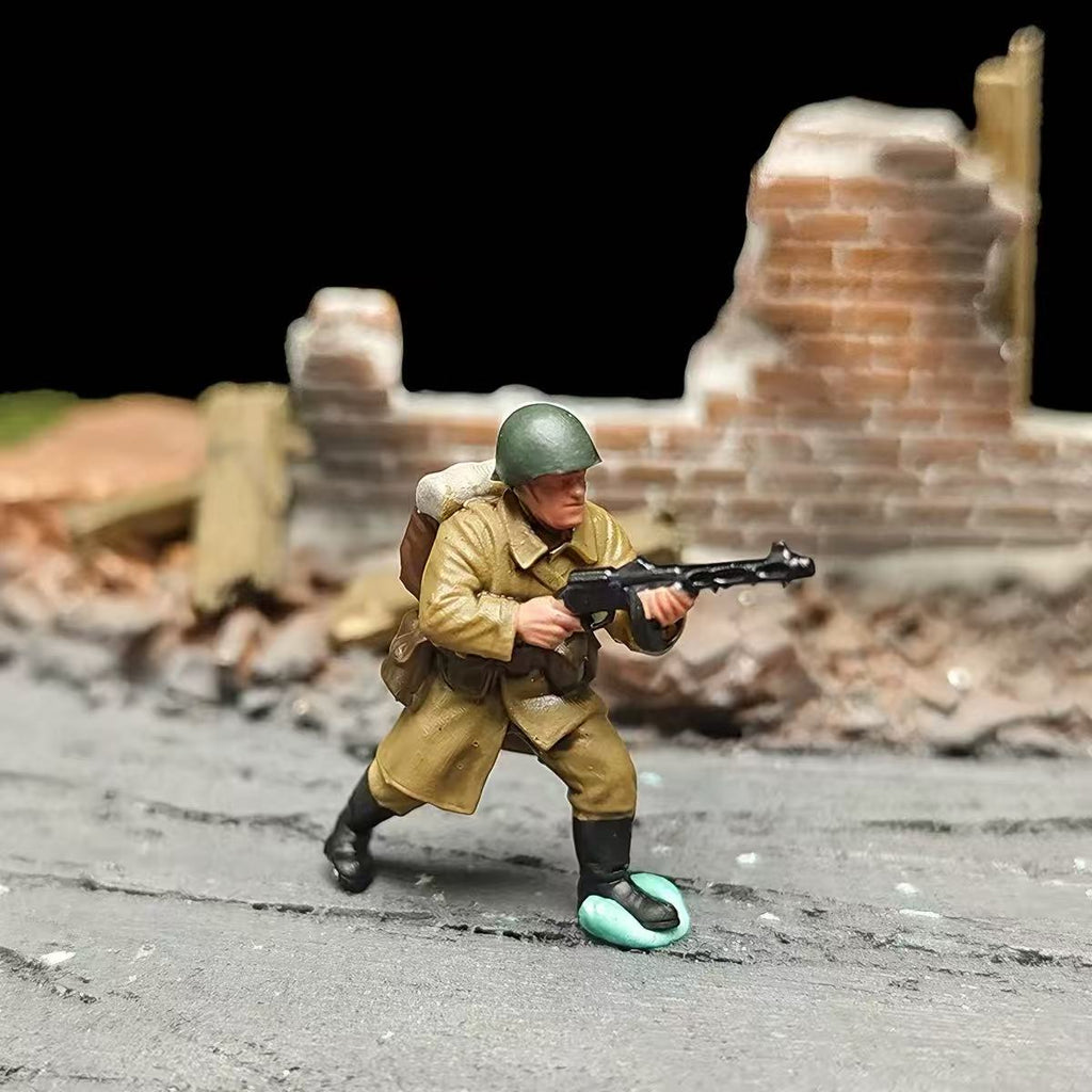 Soviet Red Army Soldiers – 1/72 Scale Set of 10