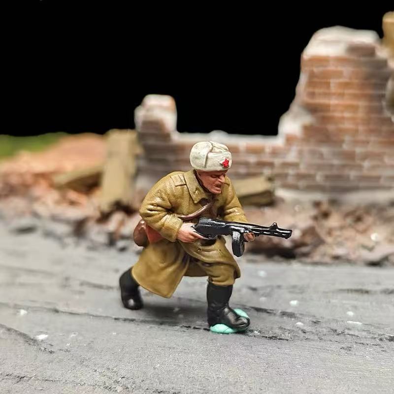 Soviet Red Army Soldiers – 1/72 Scale Set of 10