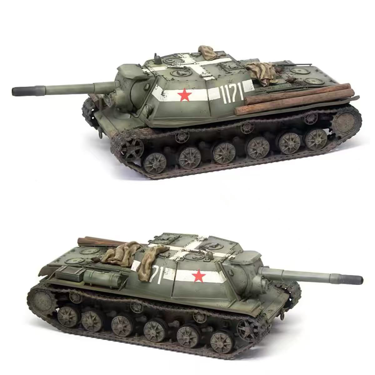 Soviet SU-152 No. 1171 – 1/72 Scale Berlin 1945 Weathered Model