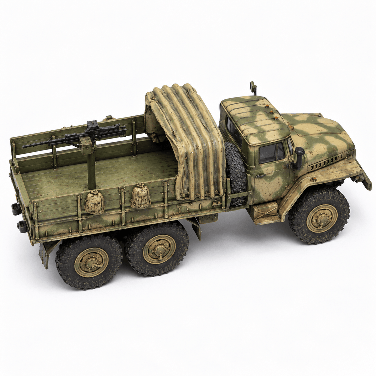 Soviet Ural Armed Truck – 1/72 Scale Afghanistan Finished Model