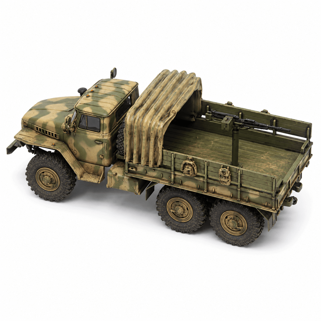Soviet Ural Armed Truck – 1/72 Scale Afghanistan Finished Model