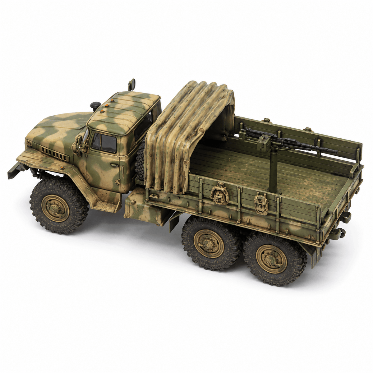 Soviet Ural Armed Truck – 1/72 Scale Afghanistan Finished Model