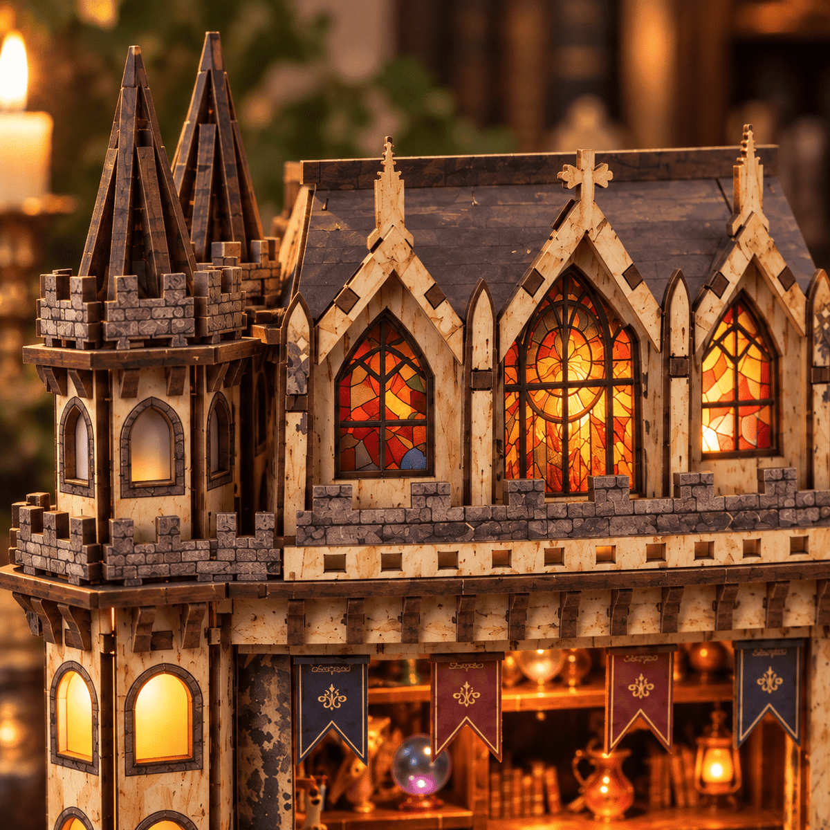 Spire Magic Shop DIY Miniature Model Kit - Little Relic Studio