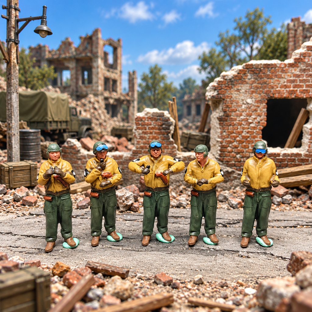 Tank Crew – 1/72 Scale Set of 5