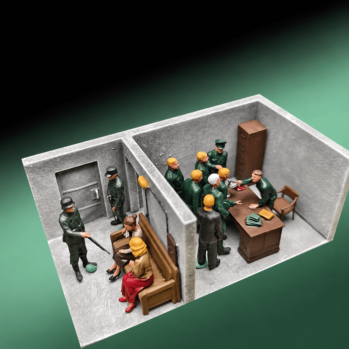 The Führer's Wrath Diorama – 1/72 Scale 11 Figures with Base