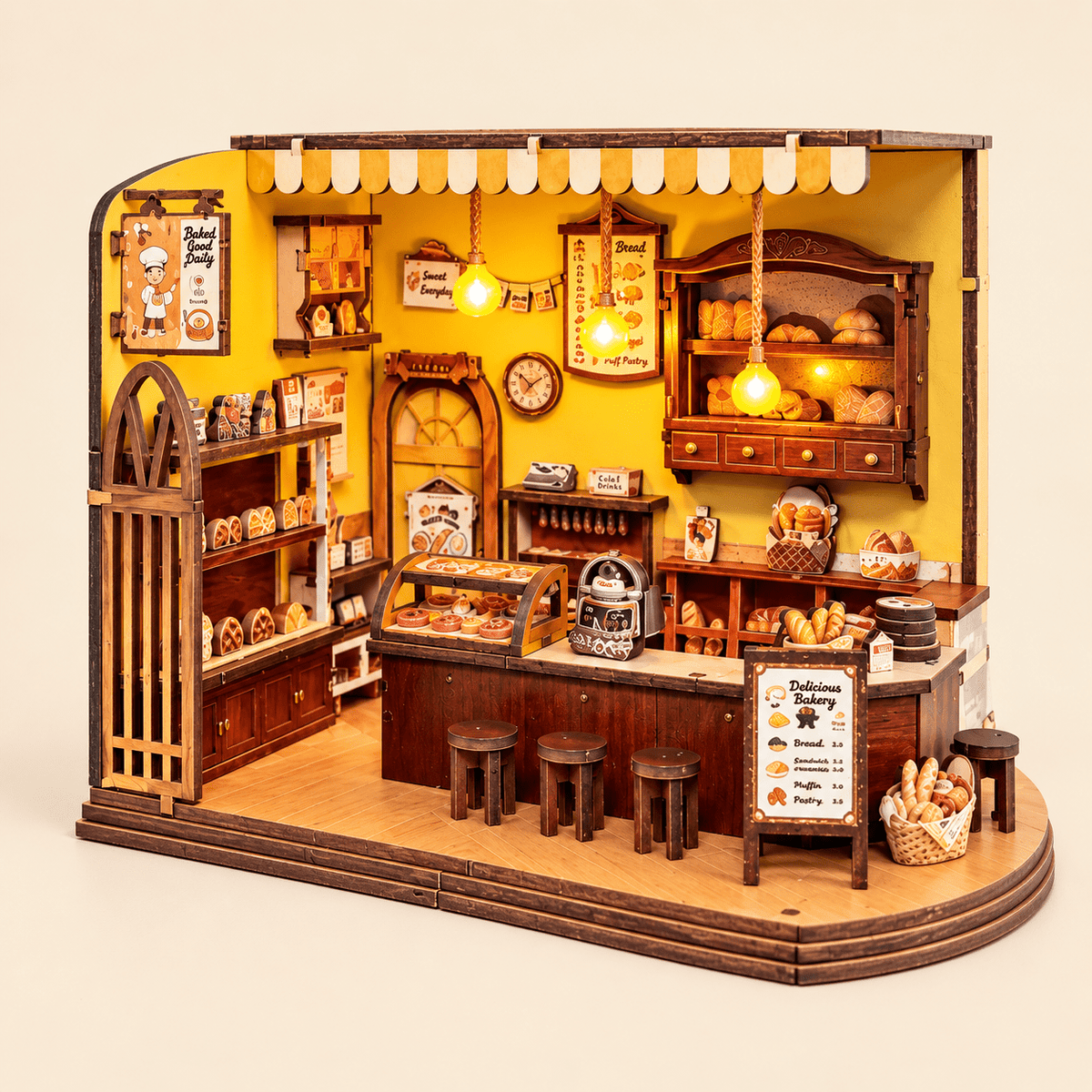 Timeless Bakery DIY Miniature Model Kit