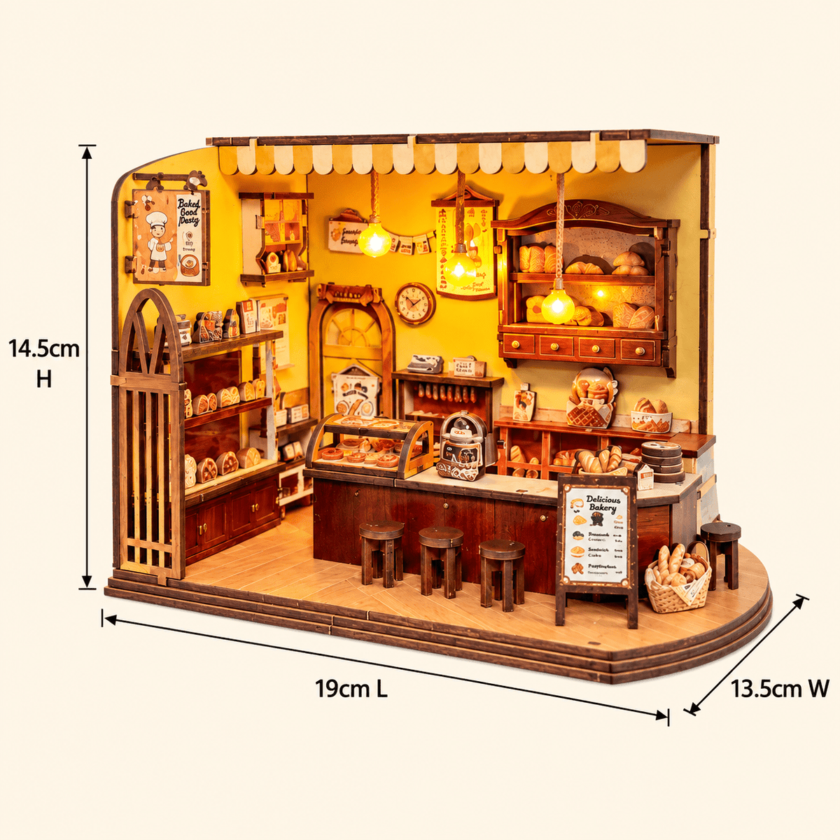 Timeless Bakery DIY Miniature Model Kit