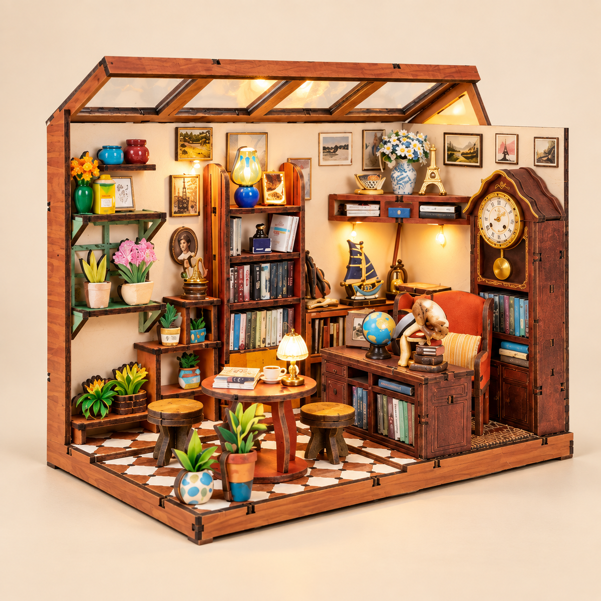 Tom's Bookshop DIY Miniature Model Kit