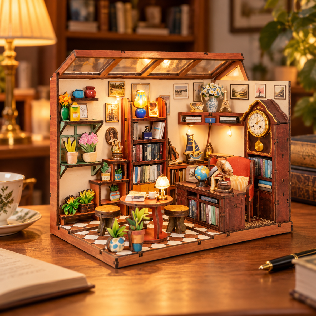 Tom's Bookshop DIY Miniature Model Kit