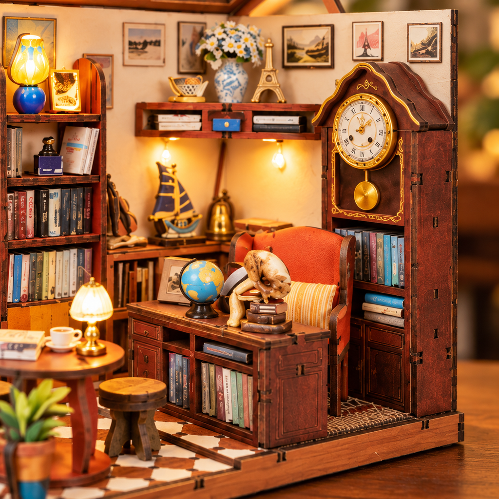 Tom's Bookshop DIY Miniature Model Kit