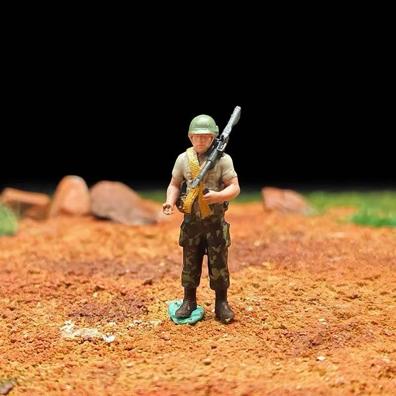 Tropical Thunder Vietnam War Diorama – 1/72 Scale 12 Figures with Base