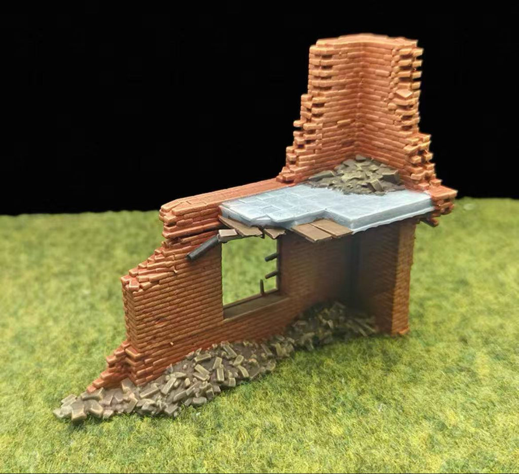 Urban Tank Battle Diorama – 11 Figures with Tank and Base