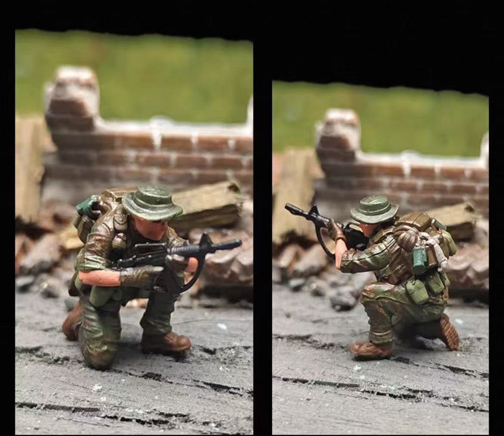 Vietnam War Soldiers – 1/72 Scale Set of 10