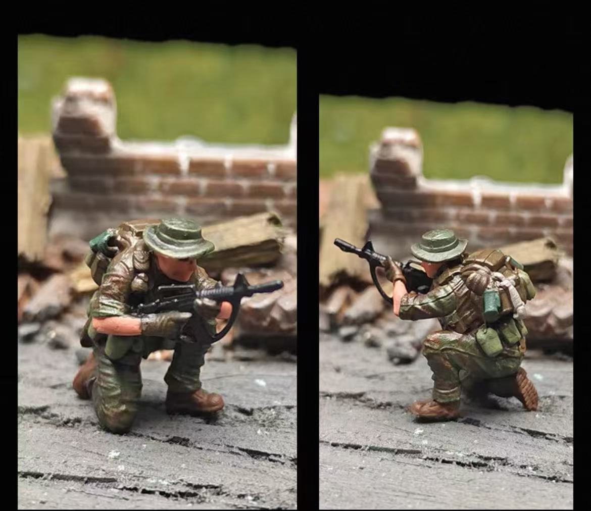 Vietnam War Soldiers – 1/72 Scale Set of 10
