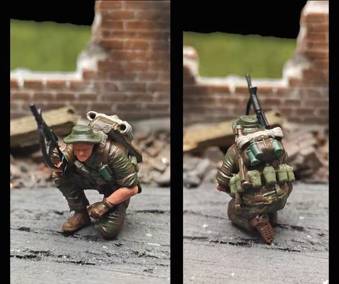 Vietnam War Soldiers – 1/72 Scale Set of 10