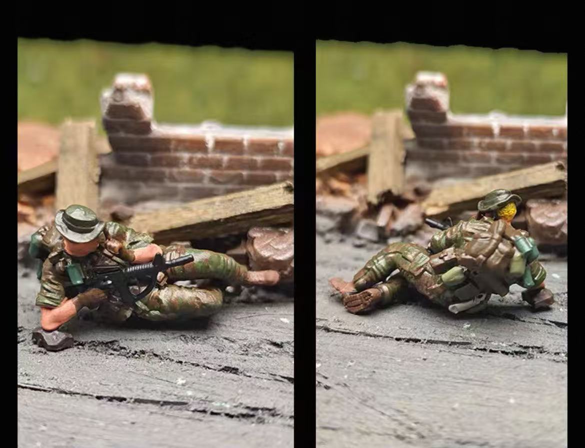 Vietnam War Soldiers – 1/72 Scale Set of 10