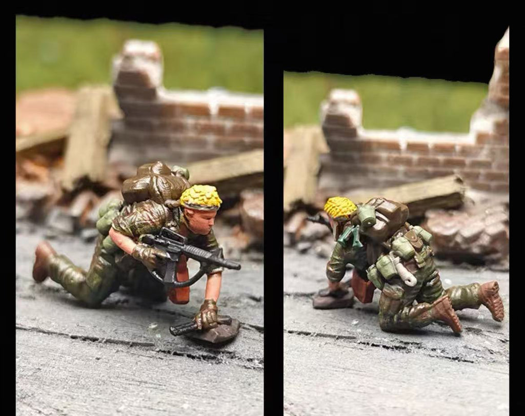 Vietnam War Soldiers – 1/72 Scale Set of 10