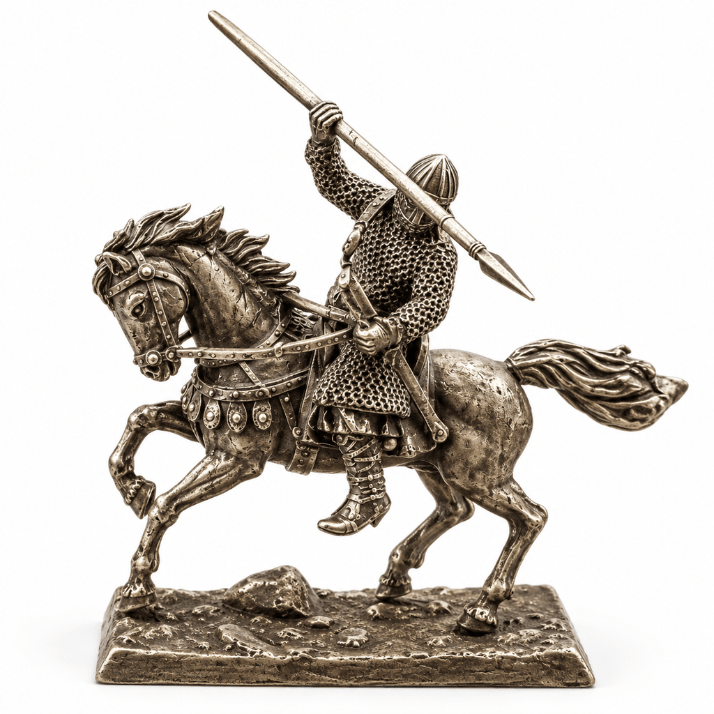 White Brass Cavalry & Beast Riders – Complete Set of 6