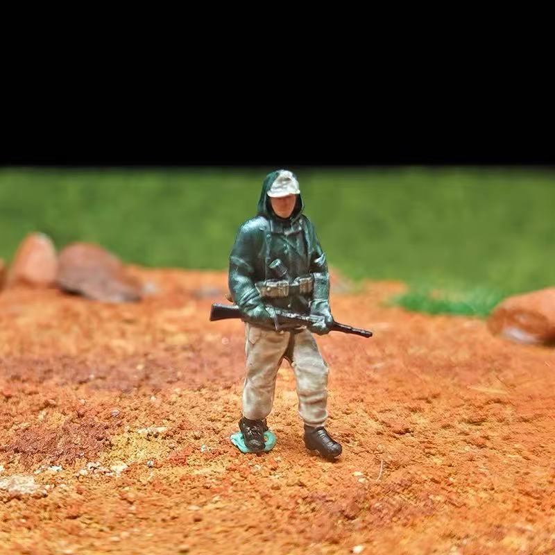 Winter Uniform Soldiers – 1/72 Scale Set of 4