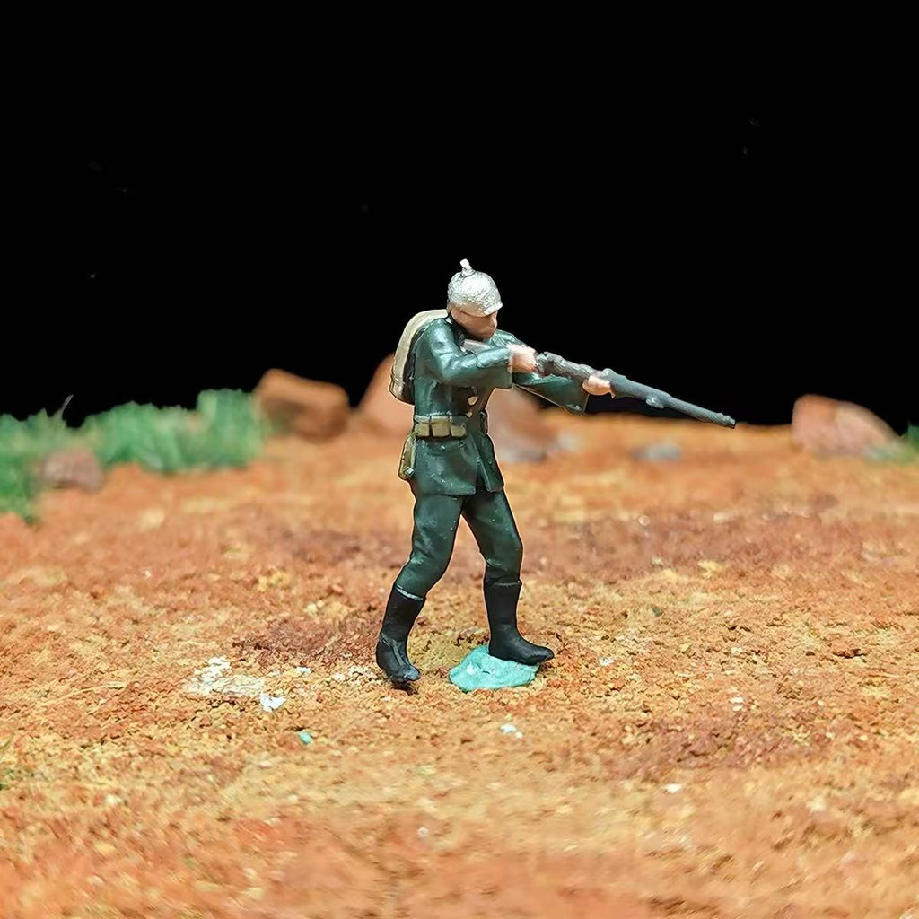 WWII Bayonet Clash Diorama – 1/72 Scale 13 Figures with Base