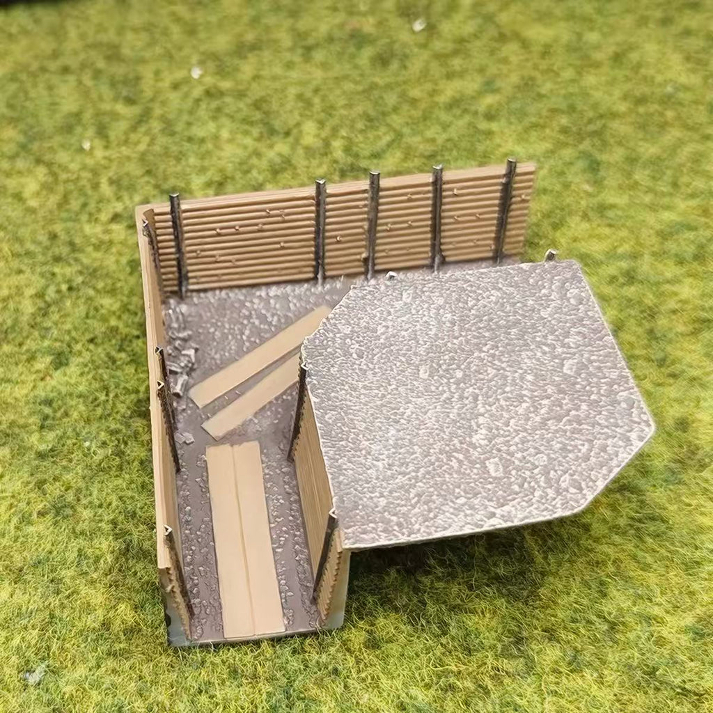 WWII Bayonet Clash Diorama – 1/72 Scale 13 Figures with Base