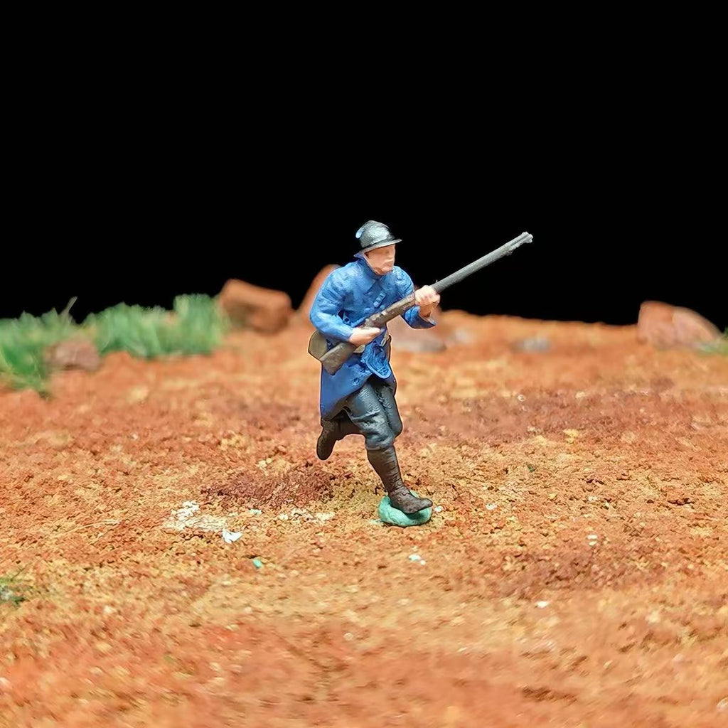 WWII Bayonet Clash Diorama – 1/72 Scale 13 Figures with Base