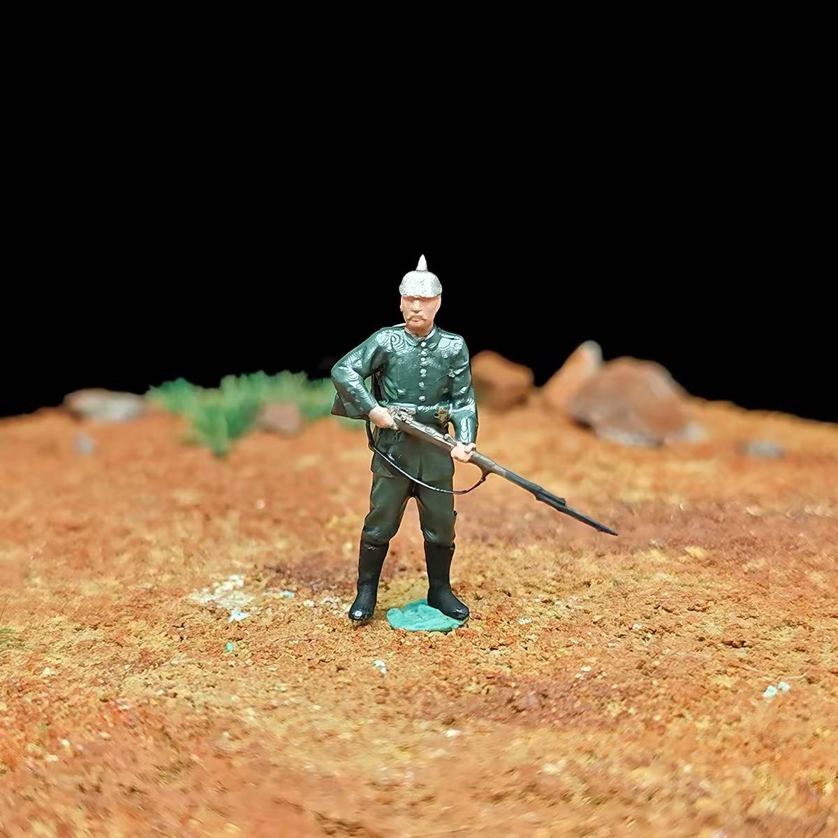 WWII Bayonet Clash Diorama – 1/72 Scale 13 Figures with Base